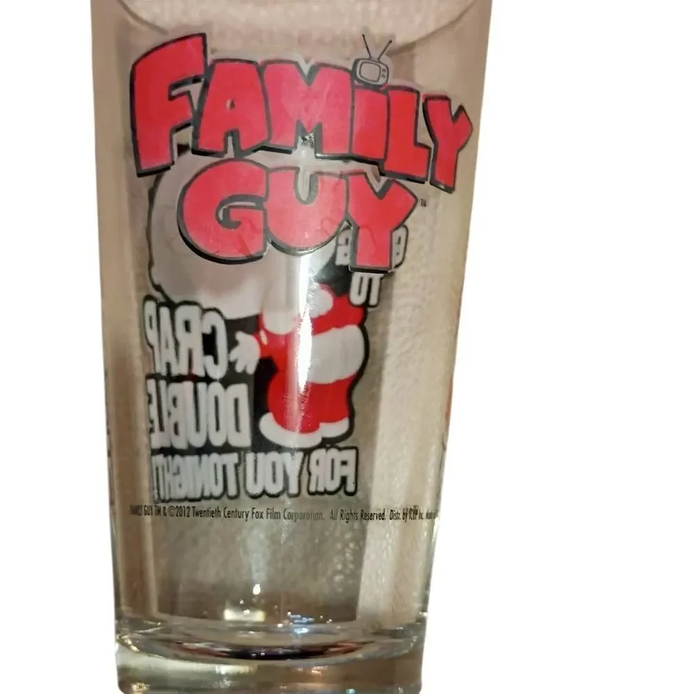 Family Guy Pint Beer Glass with Stewie Funny